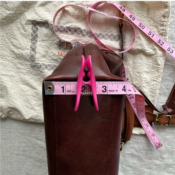 OLD TREND Genuine Leather Doctor Satchel Bag, brown - Picture 6 of 17